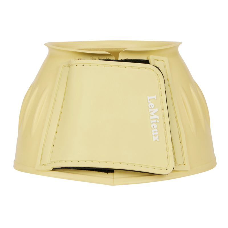 LeMieux Rubber Bell Boots in Lemonade-1